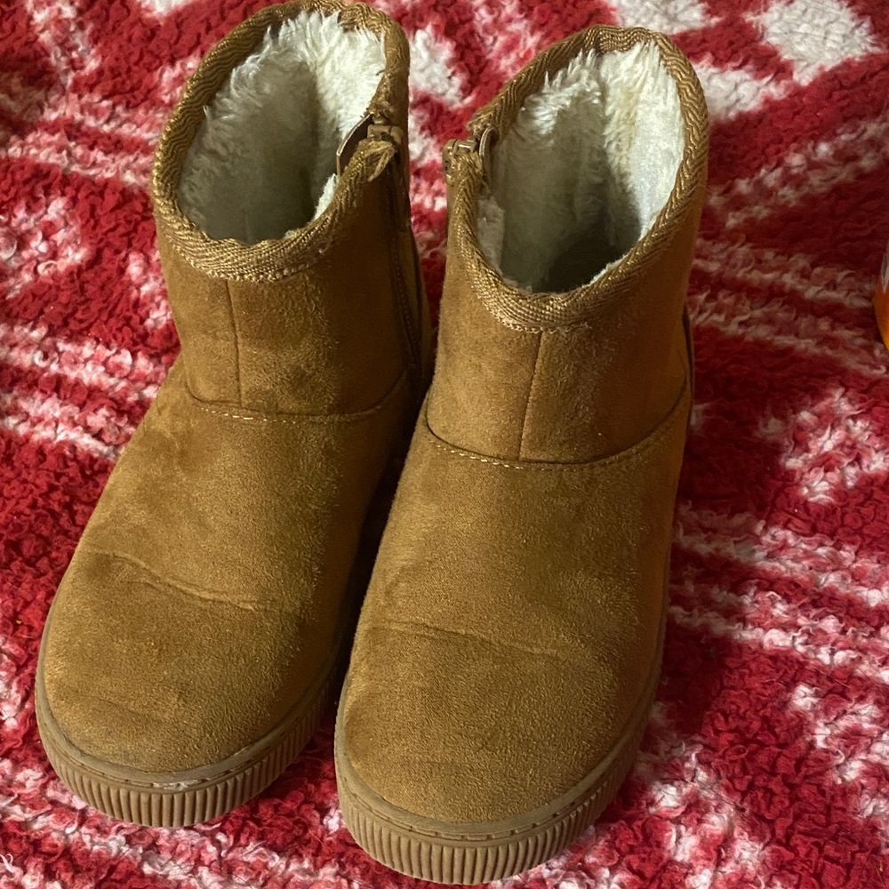 Cat & Jack Tan Kids Boots